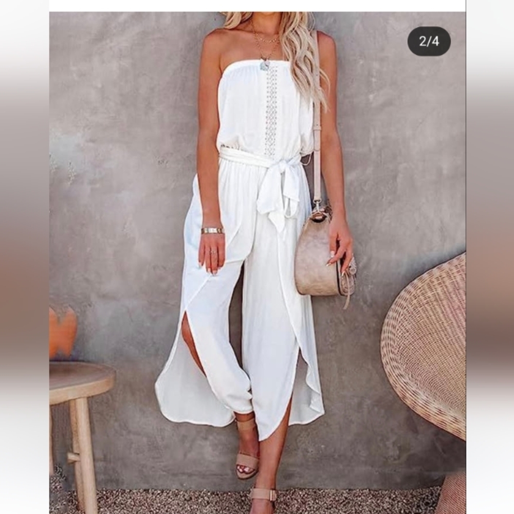 Chic Orange and Pink Jumpsuit with Relaxed Fit